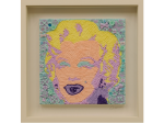 渡辺おさむ「Marilyn ―blue―」 （横30.0×縦30.0cm）