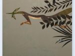 西塚龍「里山月下」漆芸額・129.5×99.5㎝