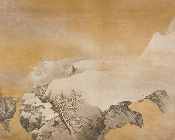 「雪景山水図」　円山応挙　天明7年（1787）東京国立博物館　通期展示 ©Image:TNM Image Archives