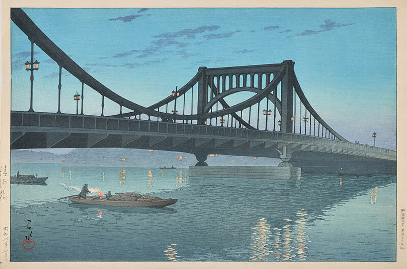 川瀬巴水《清洲橋》 昭和6年（1931）