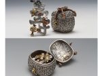 タイトル：「玉手筐」　素材： 銀、銅、真鍮、ほか