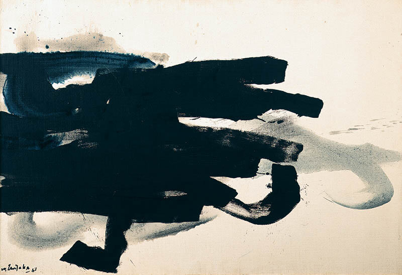 津高和一《転移》油彩・カンヴァス　1961年