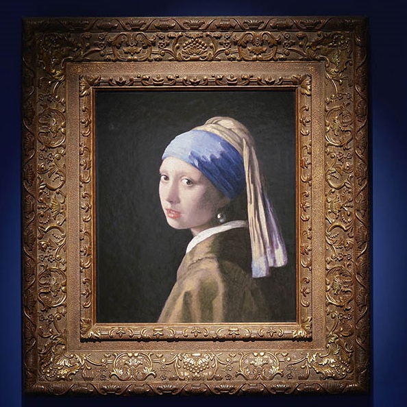 フェルメール「真珠の耳飾りの少女」(マウリッツハイス美術館、オランダ)