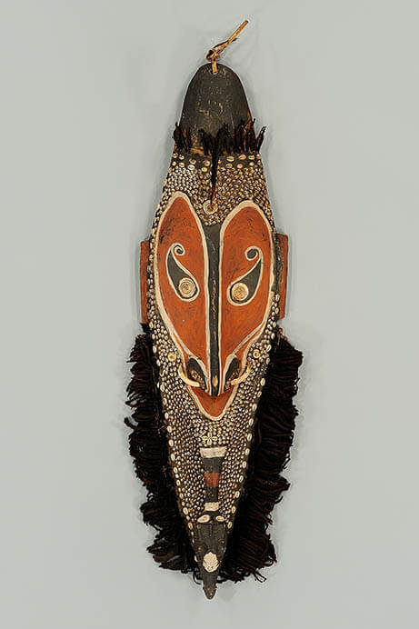 舞踏用仮面 メラネシア パプアニューギニア 東セピック州　収集 1988年 国立民族学博物館蔵
