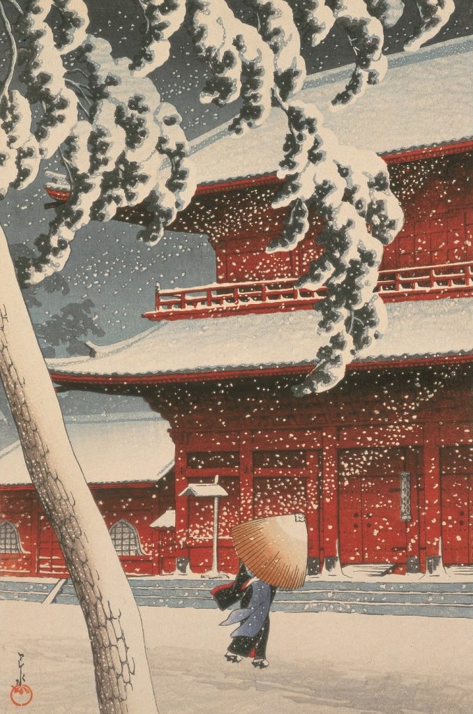 《芝増上寺》東京二十景、1925（大正14）年