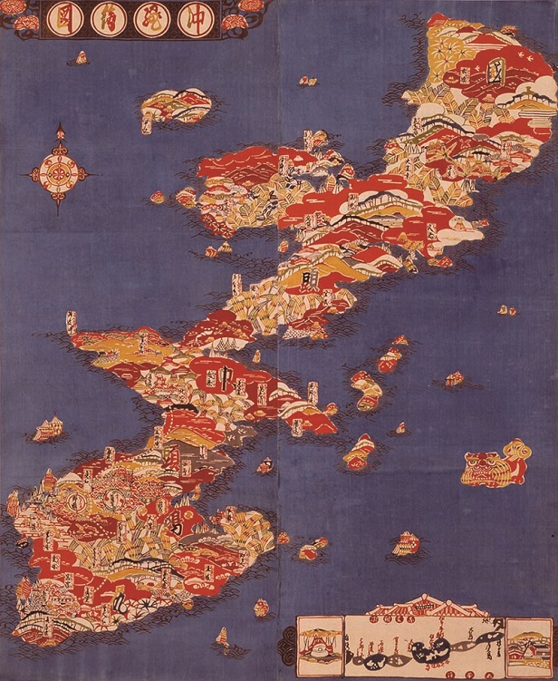 「沖縄絵図」（1939） 日本民藝館蔵