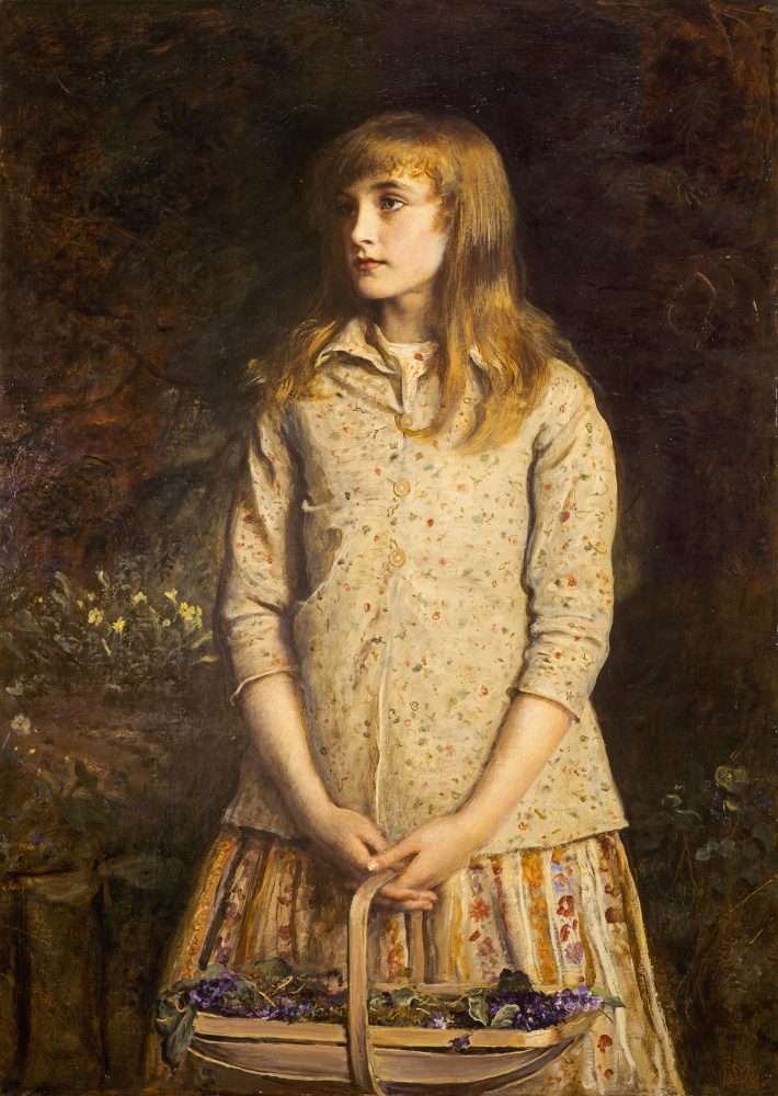 ジョン・エヴァレット・ミレイ《「古来比類なき甘美な瞳」》 1881年　油彩・カンヴァス　100.5×72cm