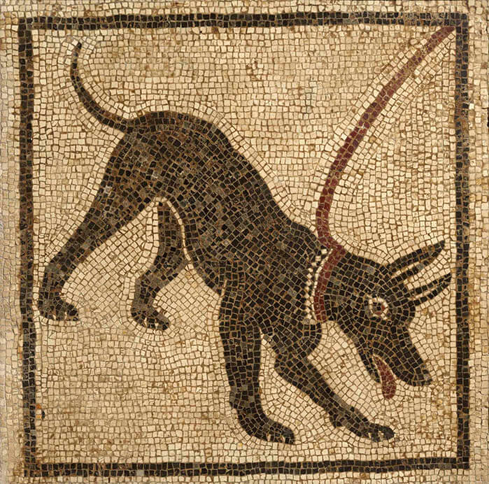 猛犬注意　1世紀　ナポリ国立考古学博物館 Photo©Luciano and Marco Pedicini