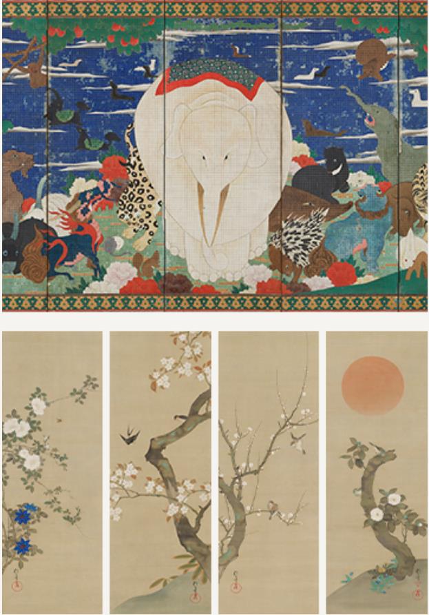 「江戸絵画の華」出光美術館