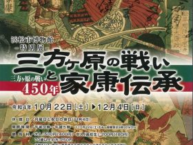 特別展「三方ヶ原の戦いと家康伝承」浜松市博物館