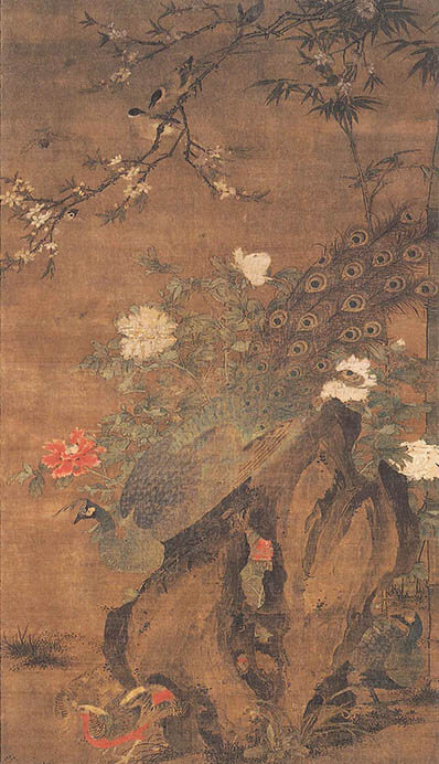 花鳥図　明（16世紀）大和文華館蔵