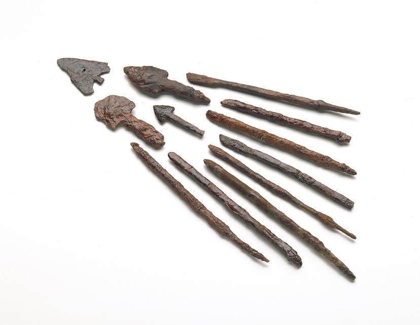 石神遺跡出土の鉄鏃 奈良文化財研究所蔵