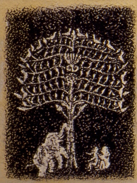 秋野不矩　≪ナヴァグラハ（九曜星） 生命の樹≫　1991-92年