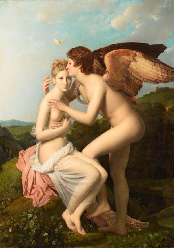 フランソワ・ジェラール  《アモルとプシュケ》、 または《アモルの最初のキスを受けるプシュケ》  1798年  Photo © RMN-Grand Palais (musée du Louvre) /Tony Querrec / distributed by AMF-DNPartcom