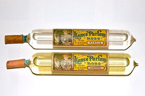 《ランスの香水　ロド》 1897年　香水瓶とラベル OGATAコレクション