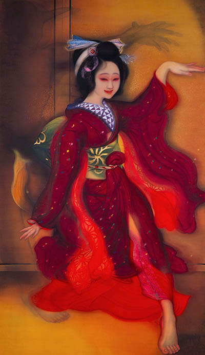 甲斐荘楠音《幻覚（踊る女）》1920年頃、京都国立近代美術館