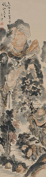 重要美術品　化物山水図　木米　一幅　文政12年（1829）　個人蔵【展示期間：3/1～3/26】

