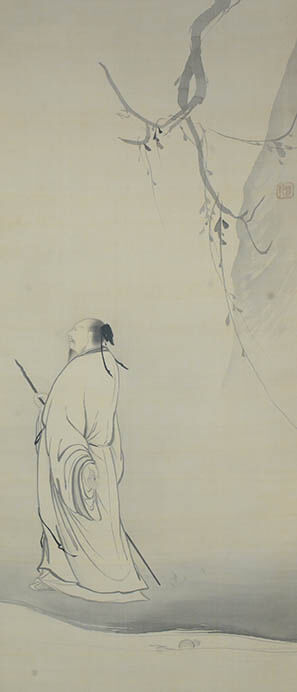 橋本雅邦《許由図》明治33年(1900)　泉屋博古館東京

