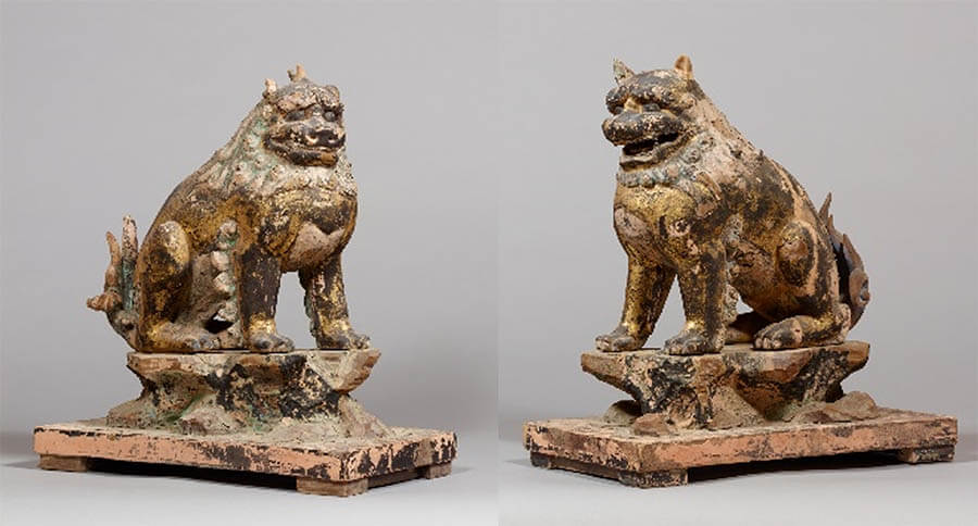 獅子・狛犬(第一殿撤下品)　鎌倉時代(13世紀)　奈良・春日大社