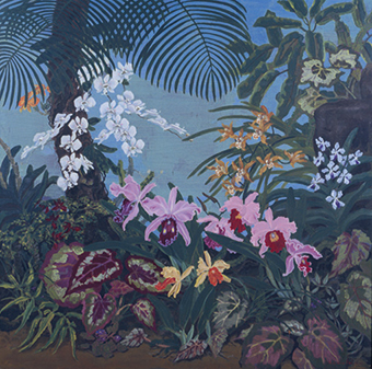 《蘭花》1942年、足利市立美術館蔵