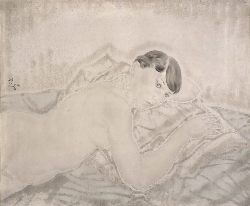 藤田嗣治《横たわる裸婦》1927年、山王美術館蔵 © Fondation Foujita / ADAGP, Paris & JASPAR, Tokyo, 2022　G2966
