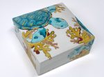 「海亀の絵」　陶箱　H8×W14.5×D14.5cm