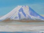 「富士山」 油彩 50Ｐ