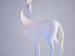 Unicorn A 2/30, 2022, 46 x 30 x 18 cm, painted resin, edition of 30