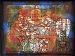 パウル・クレー《中国の磁器》1923年　水彩・グアッシュ・ペン・インク、石膏ボード、合板の額　28.6x36.8cm　ベルリン国立ベルクグリューン美術館 © Museum Berggruen –Nationalgalerie, SMB / bpk/ Jens Ziehe