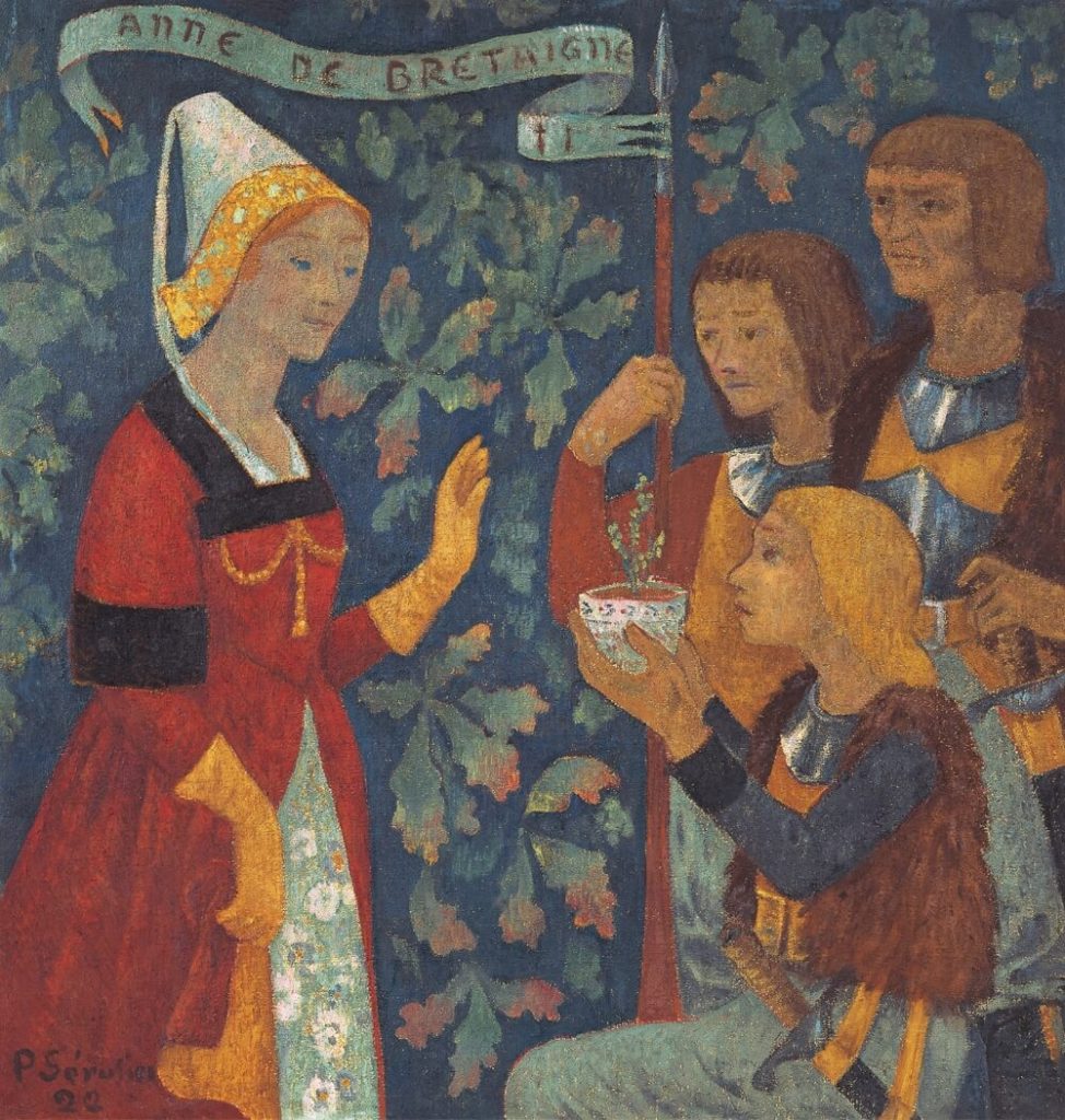 ポール・セリュジエ 《ブルターニュのアンヌ女公への礼賛》 1922年 油彩／カンヴァス　ヤマザキマザック美術館

