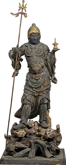 四天王立像のうち多聞天立像　鎌倉時代・13世紀　京都・東福寺蔵
※通期展示