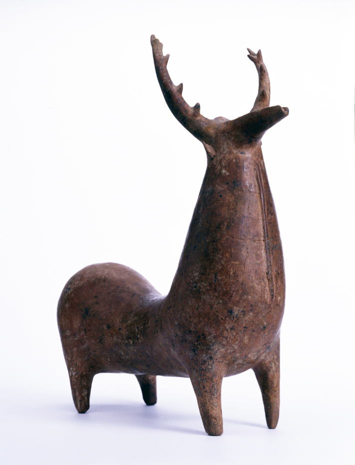 鹿形注口土器(イラン 前1000年頃)