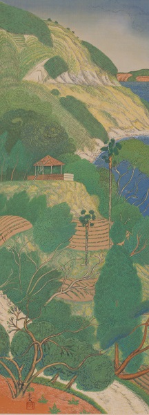 土田麦僊《伊豆之海》大正6(1917)年／大阪中之島美術館蔵／後期展示予定
