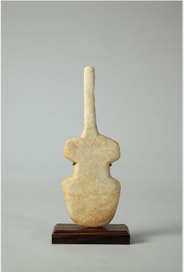 ヴァイオリン型偶像　紀元前3200-紀元前2700年頃　伝 ギリシア アモルゴス島

