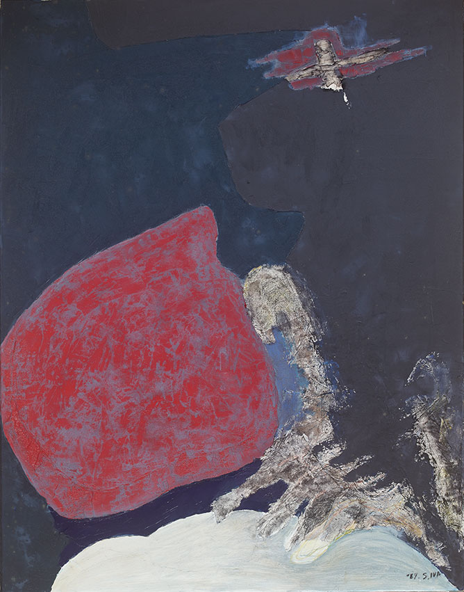 伊庭新太郎《海の風 》1967 年第1回展出品

