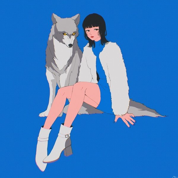 ピカタ 「オオカミ少女」 F3号 キャンバスプリント/ED10