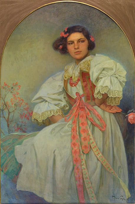 油彩画「エリシュカ」1932年/油彩(カンヴァス)　チマル・コレクション

