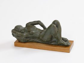 加藤顕清《横たわる裸婦》1961年頃