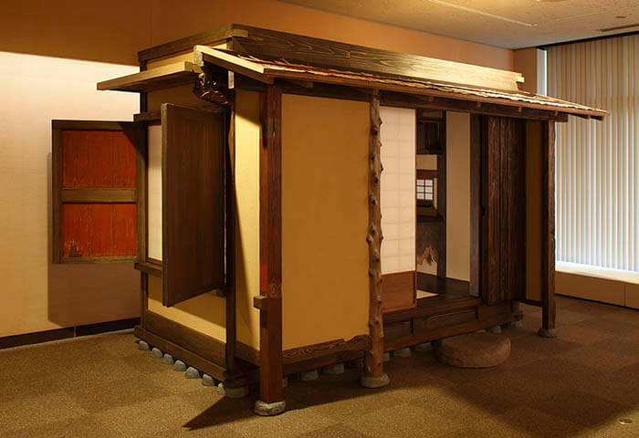 一畳敷原寸模型　原品：明治時代　国際基督教大学博物館湯浅八郎記念館蔵

