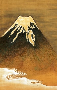 田能村竹田《富士図》部分 1819

