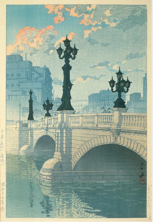 《日本橋（夜明）》東海道風景選集 1940（昭和15）年