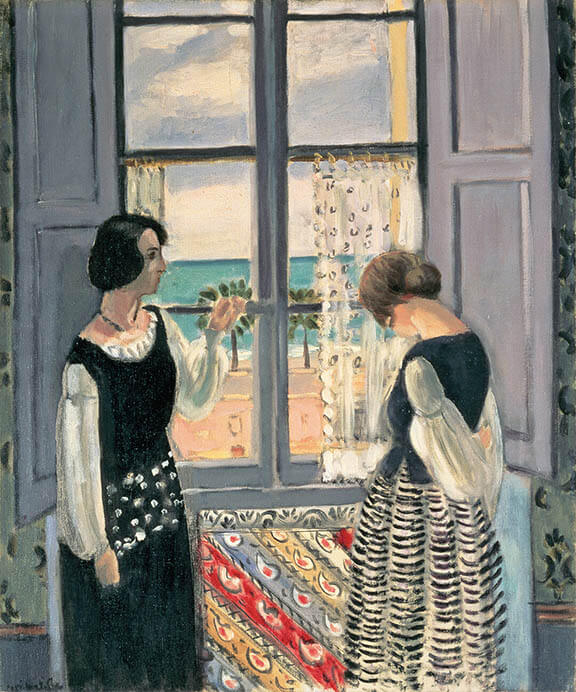 アンリ・マティス《待つ》1921–22年　油彩、カンヴァス　61×50 cm　愛知県美術館

