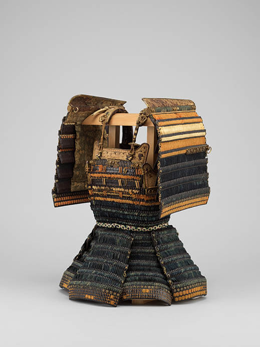 重要文化財　黒韋肩取威腹巻　日本・室町時代　16世紀　根津美術館蔵