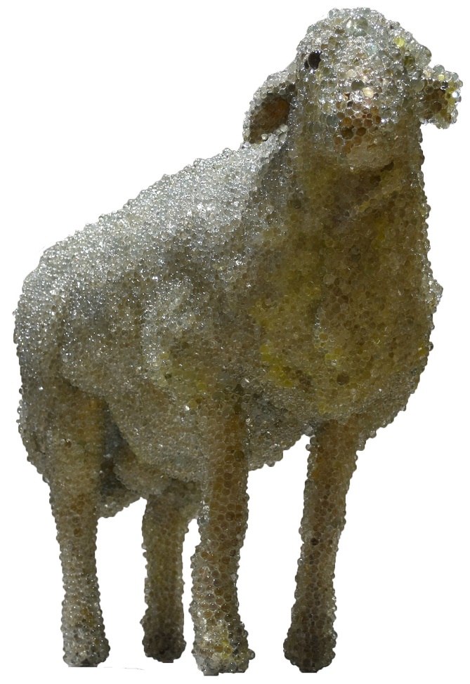 名和晃平《PixCell-Sheep》
2002年
和歌山県立近代美術館蔵
©️Kohei Nawa