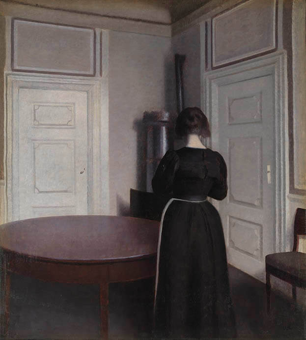 ヴィルヘルム・ハンマースホイ《室内》1899年　Photo: Tate

