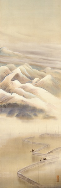 山口蓬春
《比良暮雪》
大正13年(1924)頃
神奈川県立近代美術館(山口蓬春文庫)