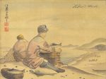 司馬江漢《漁夫図》文化期（1804-18）頃　千葉市美術館蔵