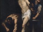作者不詳（カスティーリャ派）《キリストの鞭打ち》17世紀、油彩・カンヴァス
