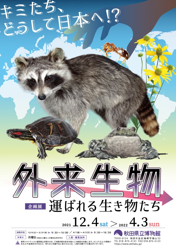 「外来生物　－運ばれる生き物たち－」秋田県立博物館