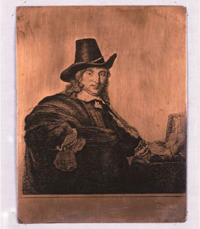 ヤン・アセレインの肖像
/レンブラント・ハルメンスゾーン・ファン・レイン
/1647年頃/銅板